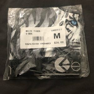 Ethika White tiger - brand new - sports bra